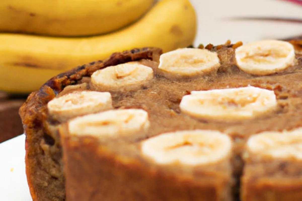 Torta de banana low carb