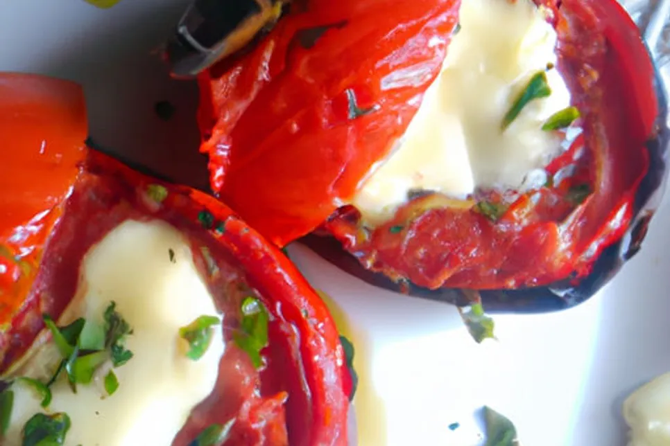 Berinjela com Queijo e Tomate - Uma Receita Low Carb Deliciosa!