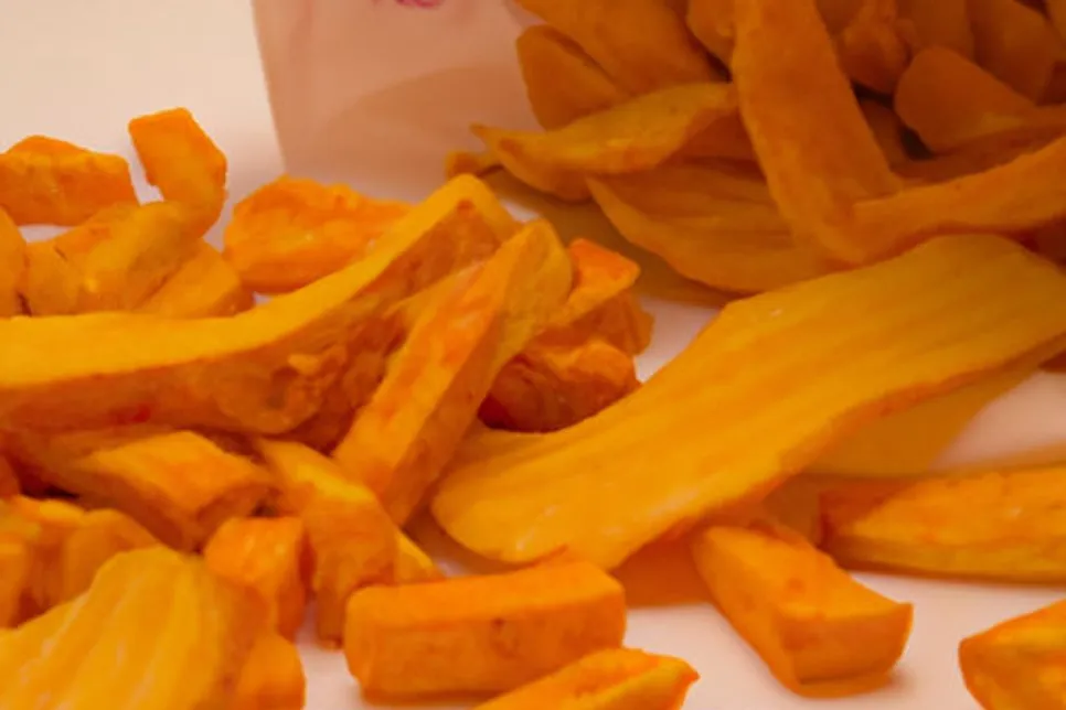 Chips de Batata Doce Delicioso no Microondas