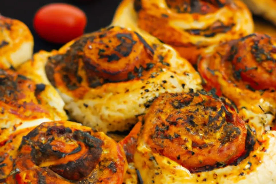 Deliciosas Pizzaschnecken low carb