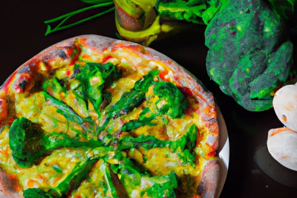 Massa Pizza de Brócolis Low Carb