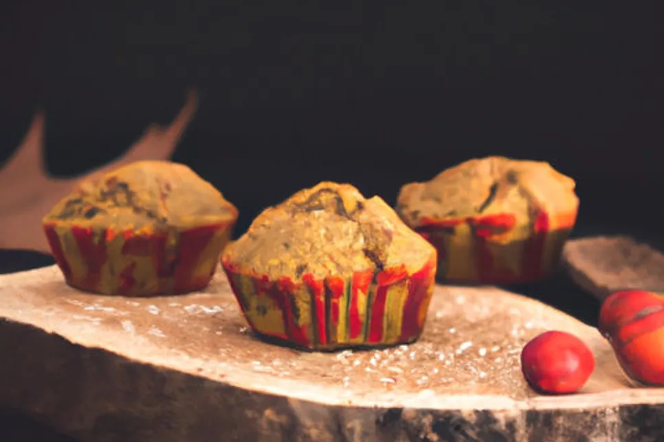 Muffin Integral de Caqui: saboroso, saudável e low carb