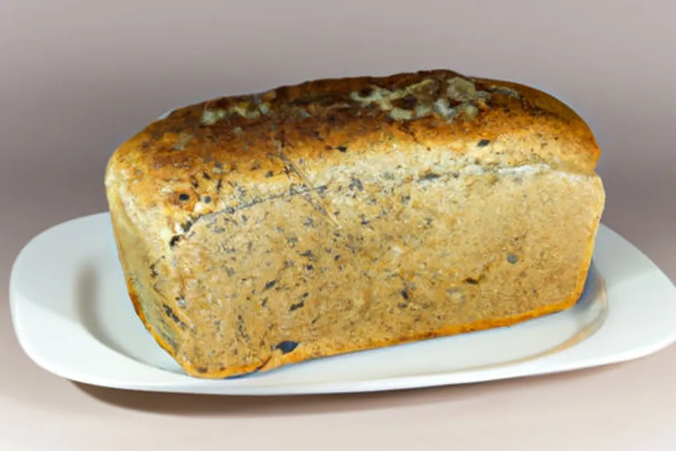 Pão integral de microondas irresistível