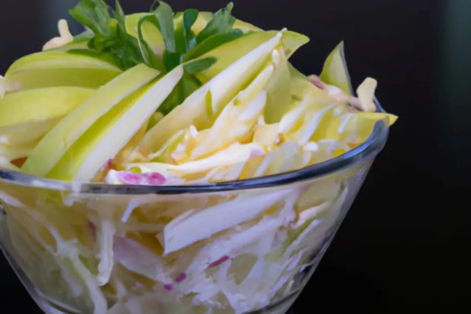 Salada de repolho com maçã: Low Carb para você!