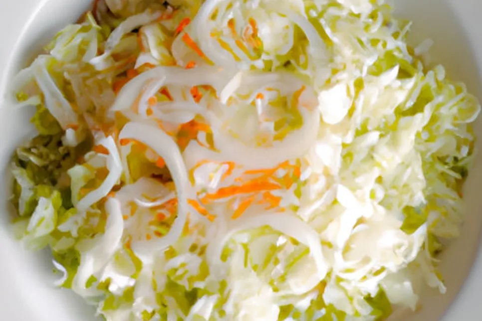 Salada de Repolho com Maionese Low Carb