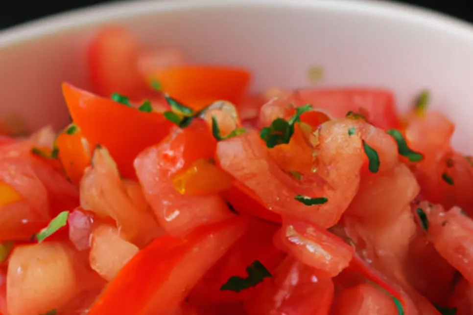 Salada de Tomate Cereja Low Carb