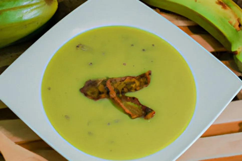 Sopa de banana verde, a receita que vai energizar o seu dia