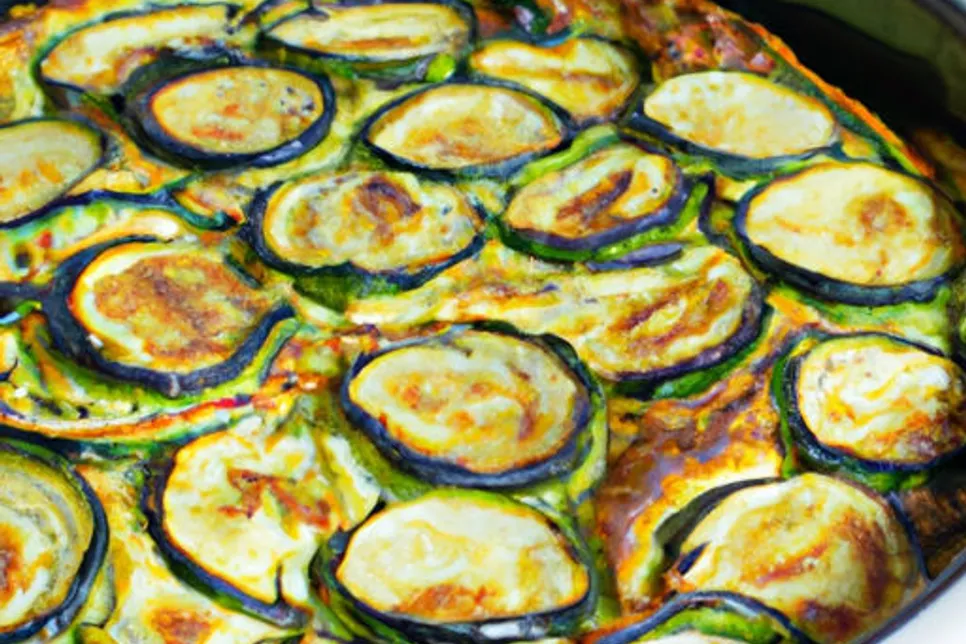 Torta de Abobrinha Low Carb na Frigideira