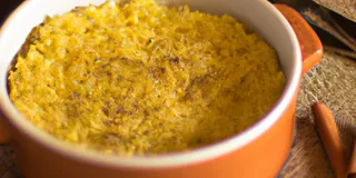 Receita Arroz de Forno Cremoso Low Carb