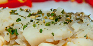 Receita Bacalhau com Grão-de-Bico Low Carb