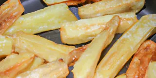 Receita Batata Frita com Pouco Carboidrato no Microondas