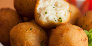 Receita Bolinho de Bacalhau light para dieta Low Carb