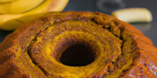 Receita Bolo de Banana Caramelizado Low Carb