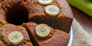 Receita Bolo de banana incrivelmente saudável e sem farinha!