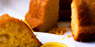 Receita Bolo de laranja com calda low carb