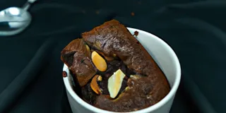 Receita Brownie de caneca de micro-ondas