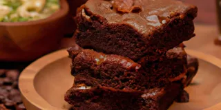 Receita Brownie Low Carb de Feijão