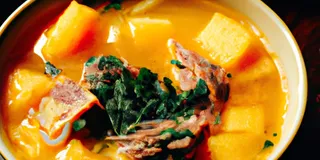 Receita Caldo de Abobora com Carne Seca - Uma Delícia Low-Carb!