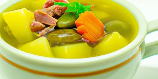 Receita Caldo de Vegetais Antiácido