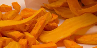 Receita Chips de Batata Doce Delicioso no Microondas