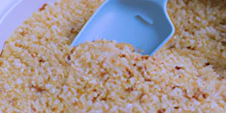 Receita Arroz Integral Low Carb no Microondas