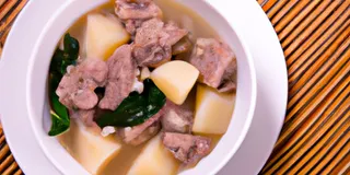 Receita Deliciosa Sopa de Mandioca com Carne Moída