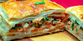 Receita Torta de Frango Low-Carb