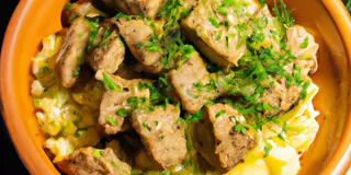 Receita Estrogonofe de carne light para saladas