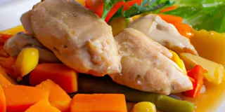 Receita Frango com Legumes Refogado Light