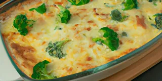 Receita Gratinado de Brocolis Low Carb