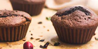 Receita Delicioso muffin de cacau vegano