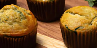 Receita Muffin de espinafre do bem