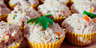 Receita Muffin de Frango Fit Fácil e Gostoso