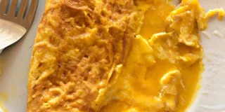 Receita Omelete de Queijo Low-Carb