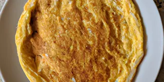 Receita Omelete de Clara Simples Low Carb