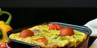 Receita Omelete de forno low carb