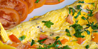 Receita Omelete de Frango Light