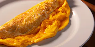 Receita Omelete fofinho com goma de tapioca