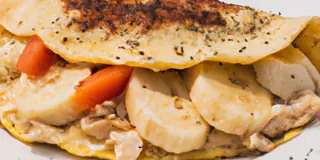 Receita Panqueca Low Carb de Frango