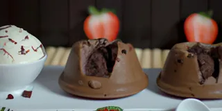 Receita Petit-gateau low-carb doce e saudável