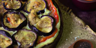 Receita Pizza de berinjela low carb