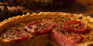 Receita Quiche de Tomate Integral Low Carb