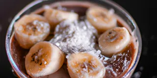 Receita Sundae com Banana Congelada