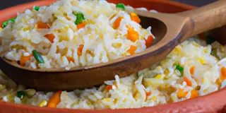 Receita Arroz de Coco Saudável