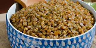 Receita Arroz Integral com Lentilha - Receita Low Carb