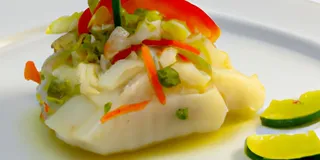 Receita Bacalhau Com Grão-de-Bico Low-Carb