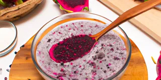 Receita Creme Low Carb de Pitaya Fácil e Delicioso