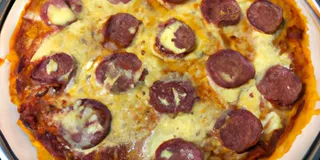 Receita Pizza Low Carb de Frigideira