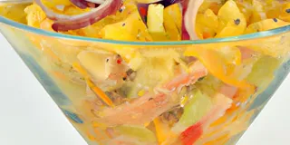 Receita Salada de Bacalhau Low Carb