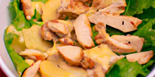 Receita Salada de Frango desfiado Low Carb